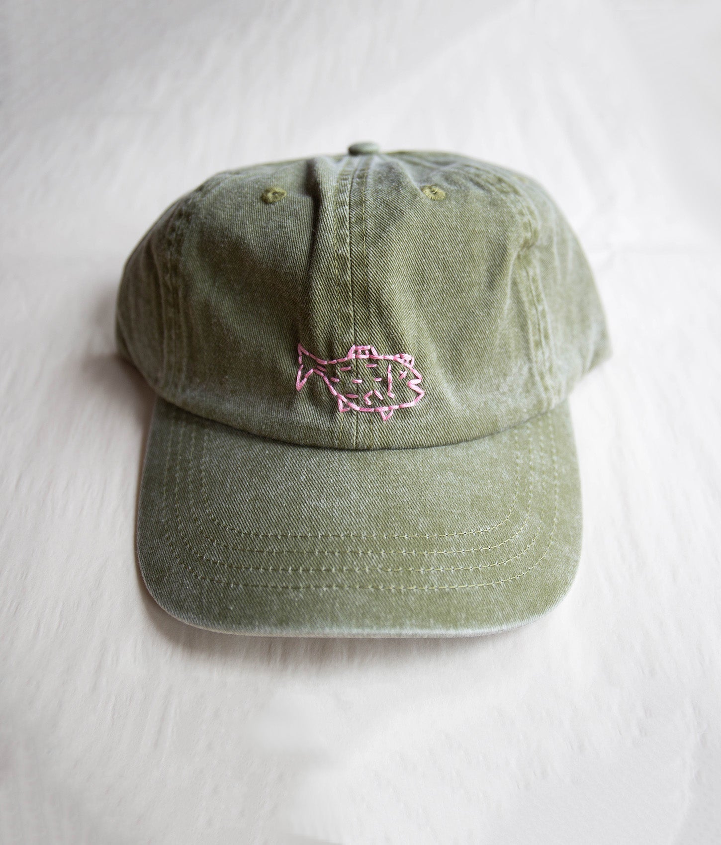 Stitched Fish Dad Hat