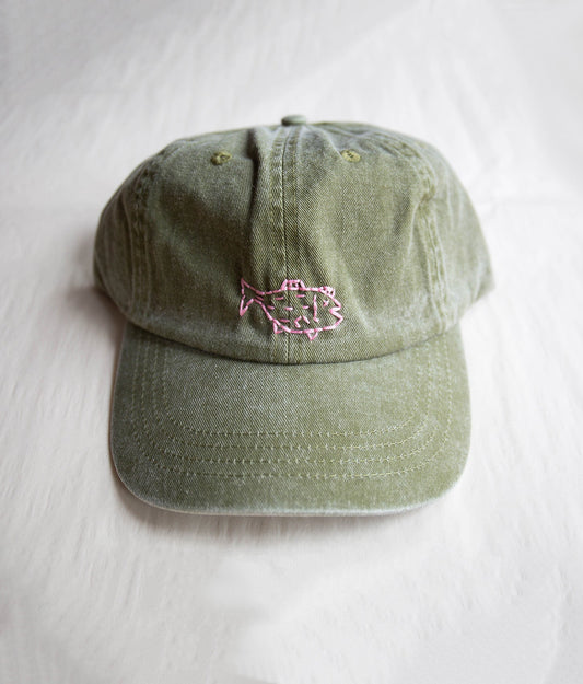 Stitched Fish Dad Hat