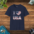 I Heart Usa Patriotic Tee – Soft Cotton - Dipaliz