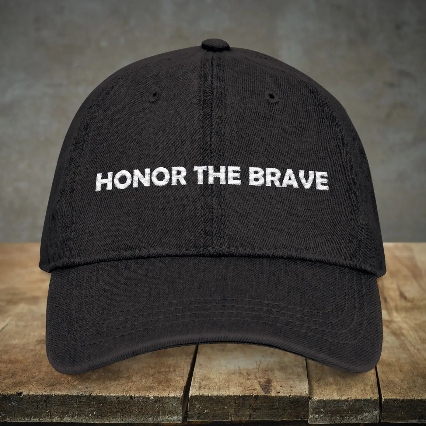 Black Dad Cap – Brave Denim Hat Stylish Wear - Dipaliz