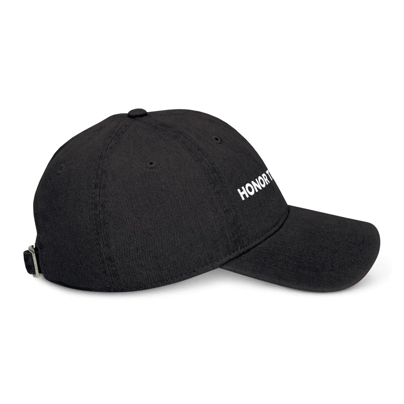 Black Dad Cap – Brave Denim Hat Stylish Wear - Dipaliz