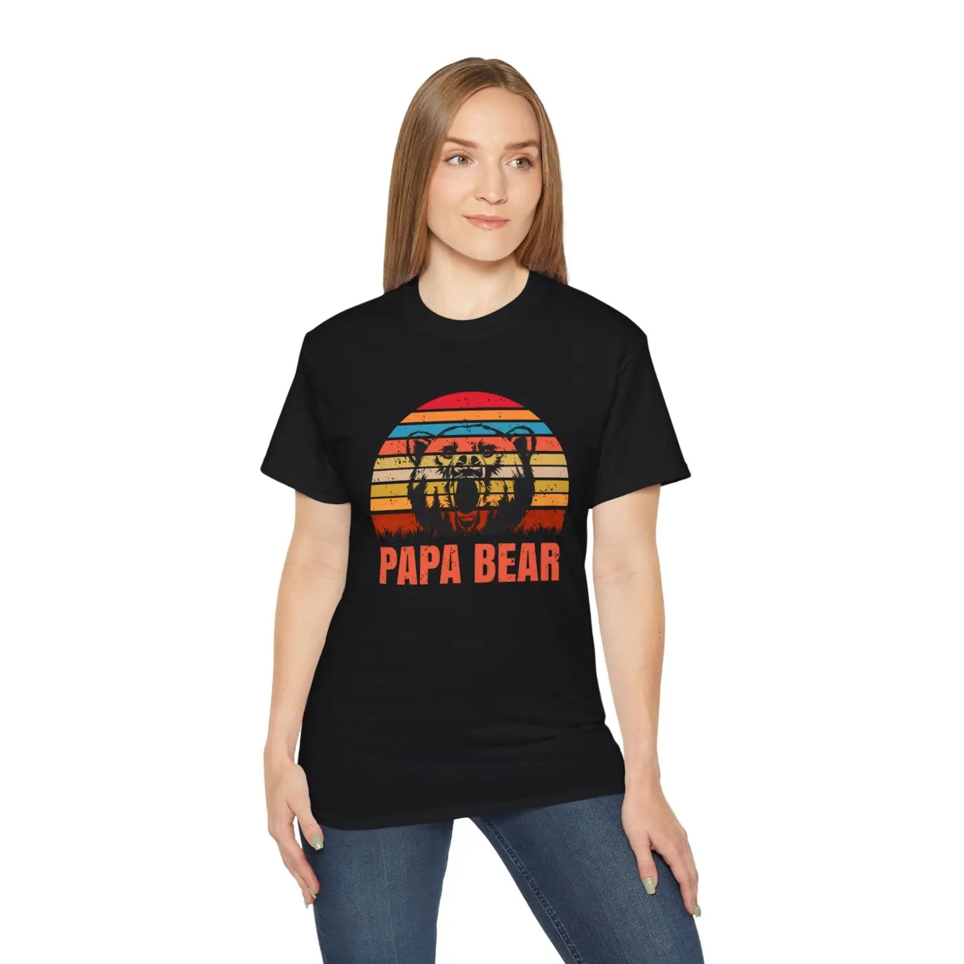 Papa Bear Tee – Soft Cotton Father's Day T-shirt - Dipaliz