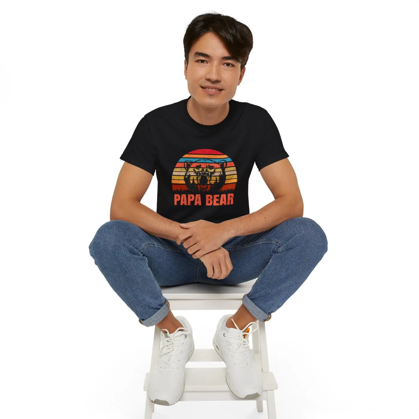 Papa Bear Tee – Soft Cotton Father's Day T-shirt - Dipaliz