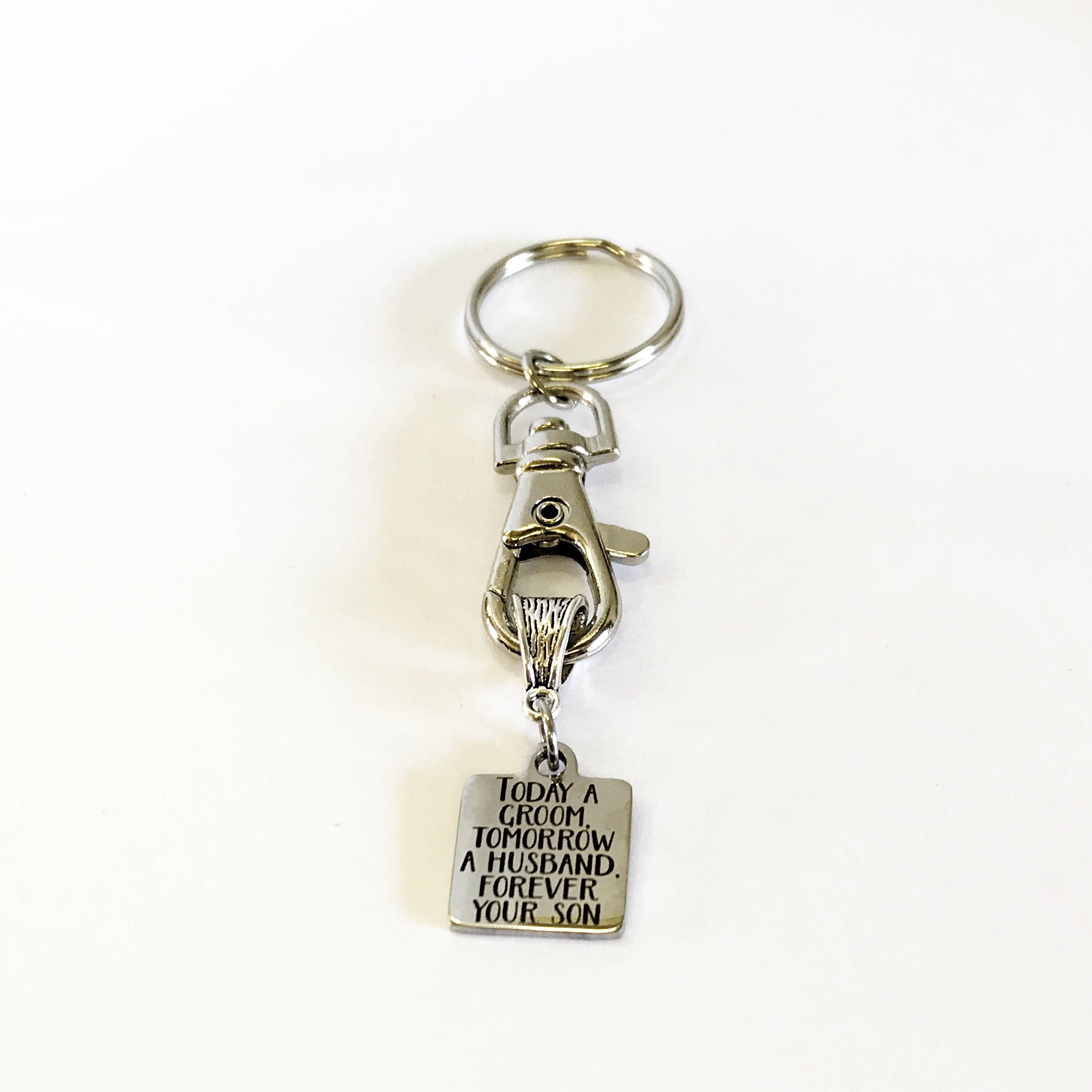 Today A Groom Tomorrow A Husband Forever Your Son Keychain Gift, Gift For Mom, Gift For Dad, Grooms Mom Gift, Grooms Dad Gift, Wedding Gift
