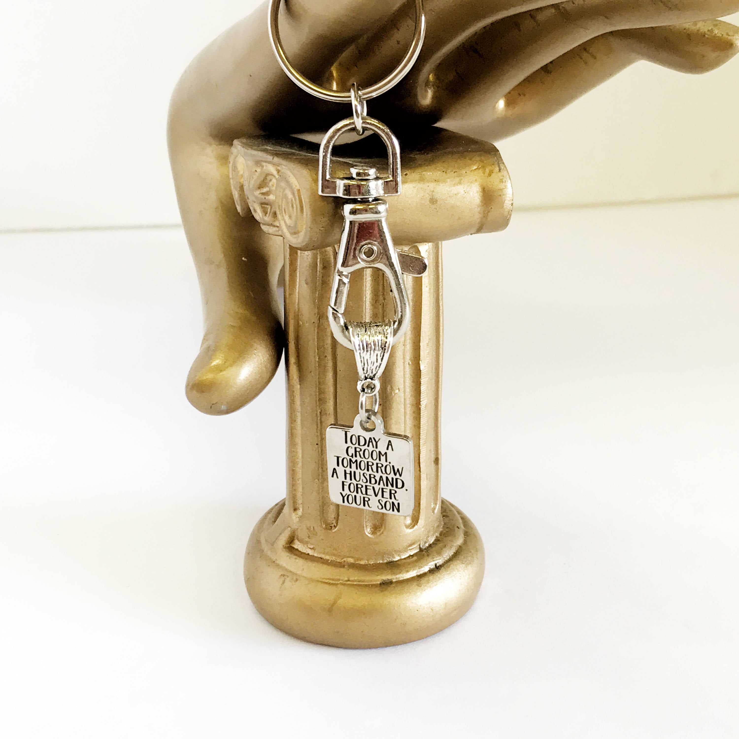 Today A Groom Tomorrow A Husband Forever Your Son Keychain Gift, Gift For Mom, Gift For Dad, Grooms Mom Gift, Grooms Dad Gift, Wedding Gift