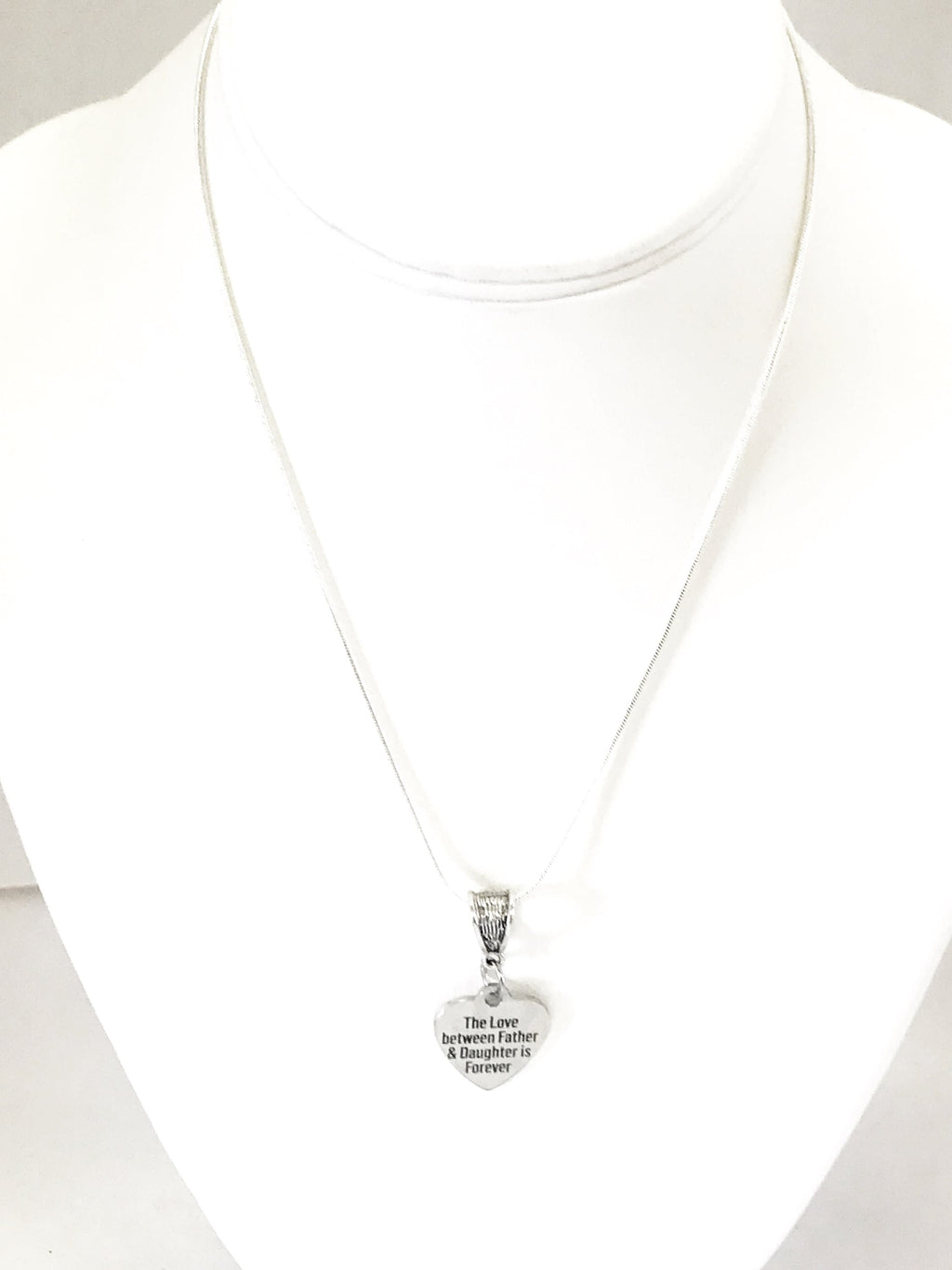 The Love Between Father And Daughter Is Forever Necklace, Wedding Gift For Daughter, Remembering Dad, Graduation Necklace Gift for Her