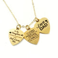Daughter Gift, Daughter Necklace, Daughter Gift From Dad, Braver Stronger Smarter Loved Necklace, Dad Loves You Necklace, Daughter Jewelry