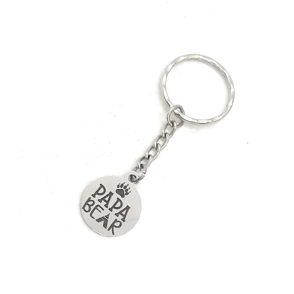 Fathers Day Gift, Papa Bear Keychain, Papa Keychain, Dad Keychain, Protective Dad Keychain, Dad Gift, Daddy Gift, Gift For Dad from Kids