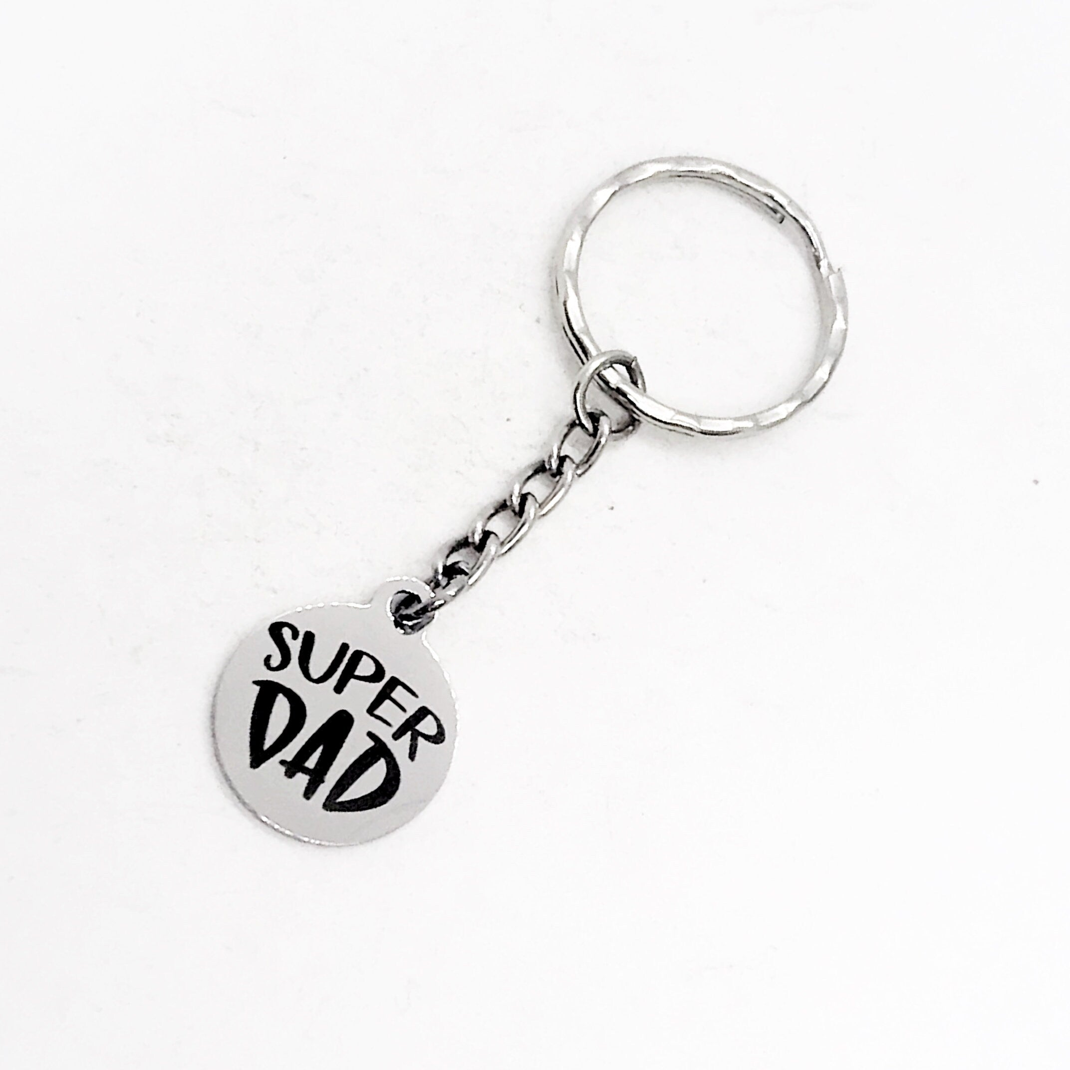 Fathers Day Gift, Super Dad Keychain, Daddy Keychain, Dad Keychain, Protective Dad Keychain, Dad Gift, Daddy Gift, Gift For Dad from Kids