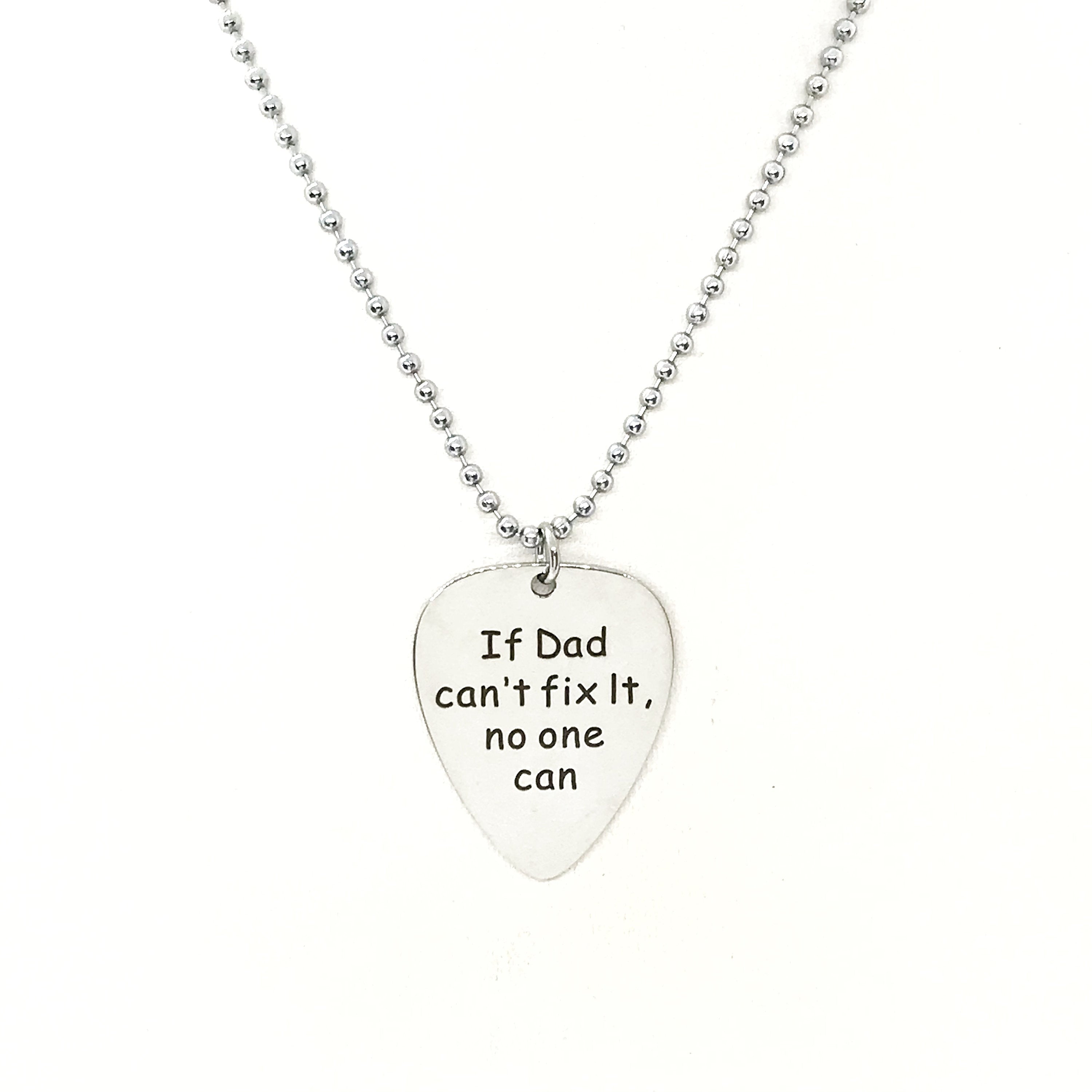 Dad Gift, If Dad Can’t Fix It No One Can Necklace, Man Necklace, Husband Gift, Dad Birthday, New Dad Gift, Dad Announcement, Pregnancy Gift