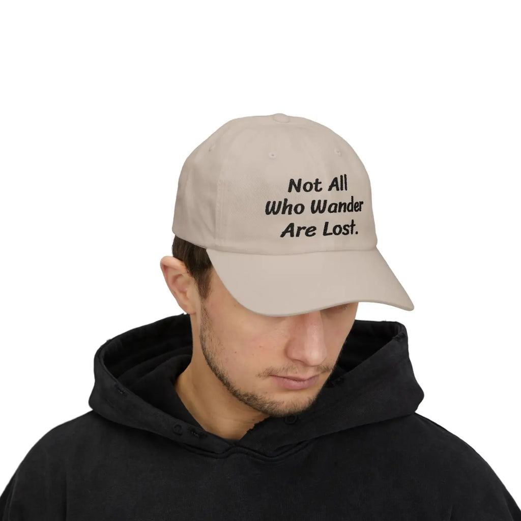Inspirational Dad Cap – Wanderlust Cotton - Dipaliz