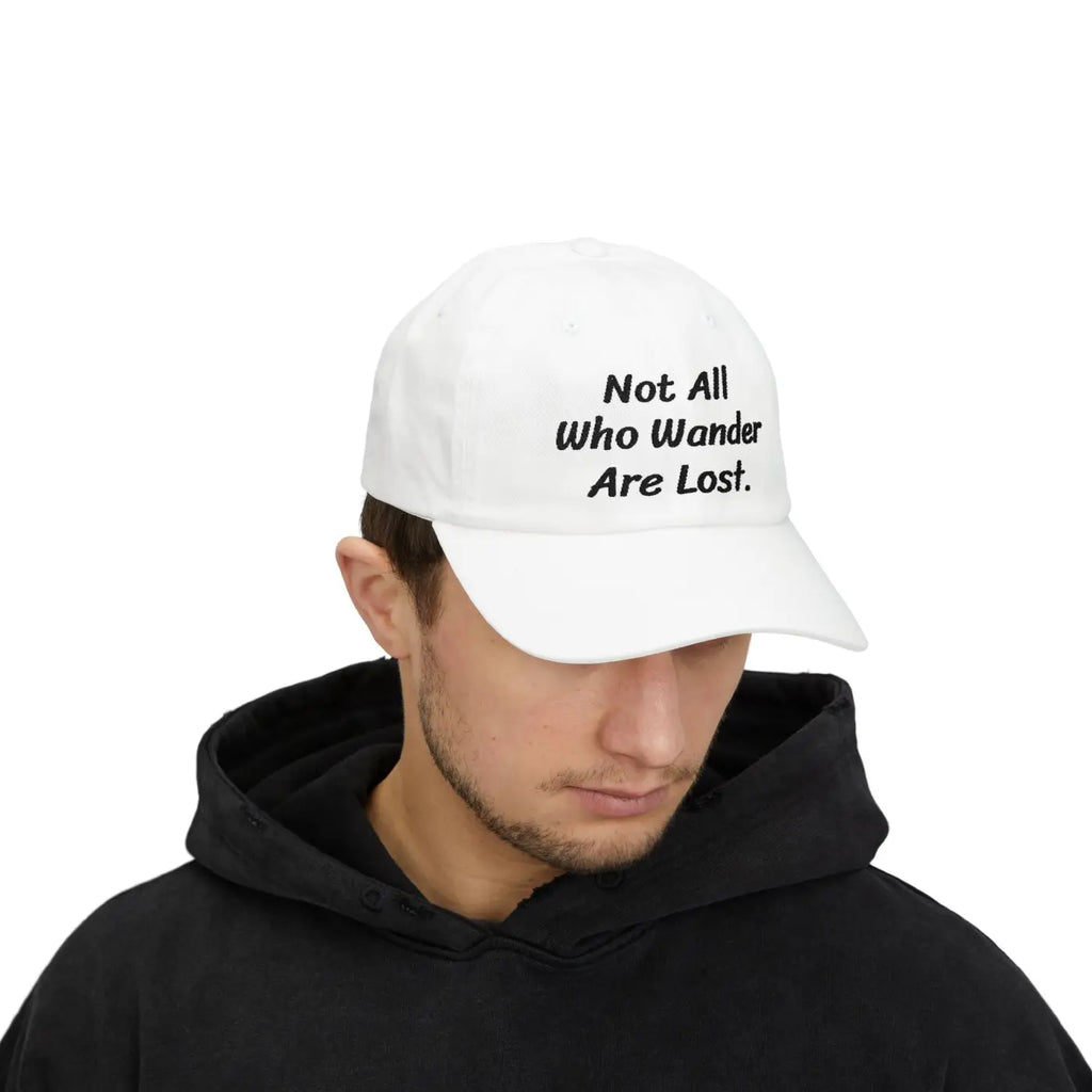 Inspirational Dad Cap – Wanderlust Cotton - Dipaliz