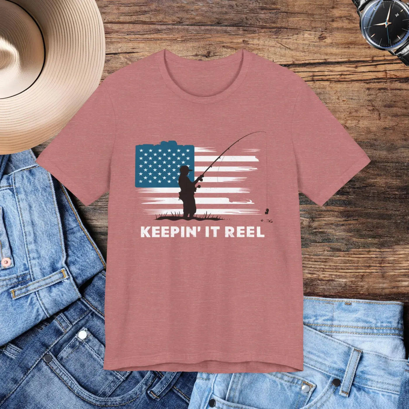 Stars and Stripes Tee – Independence Day Fishing - Dipaliz