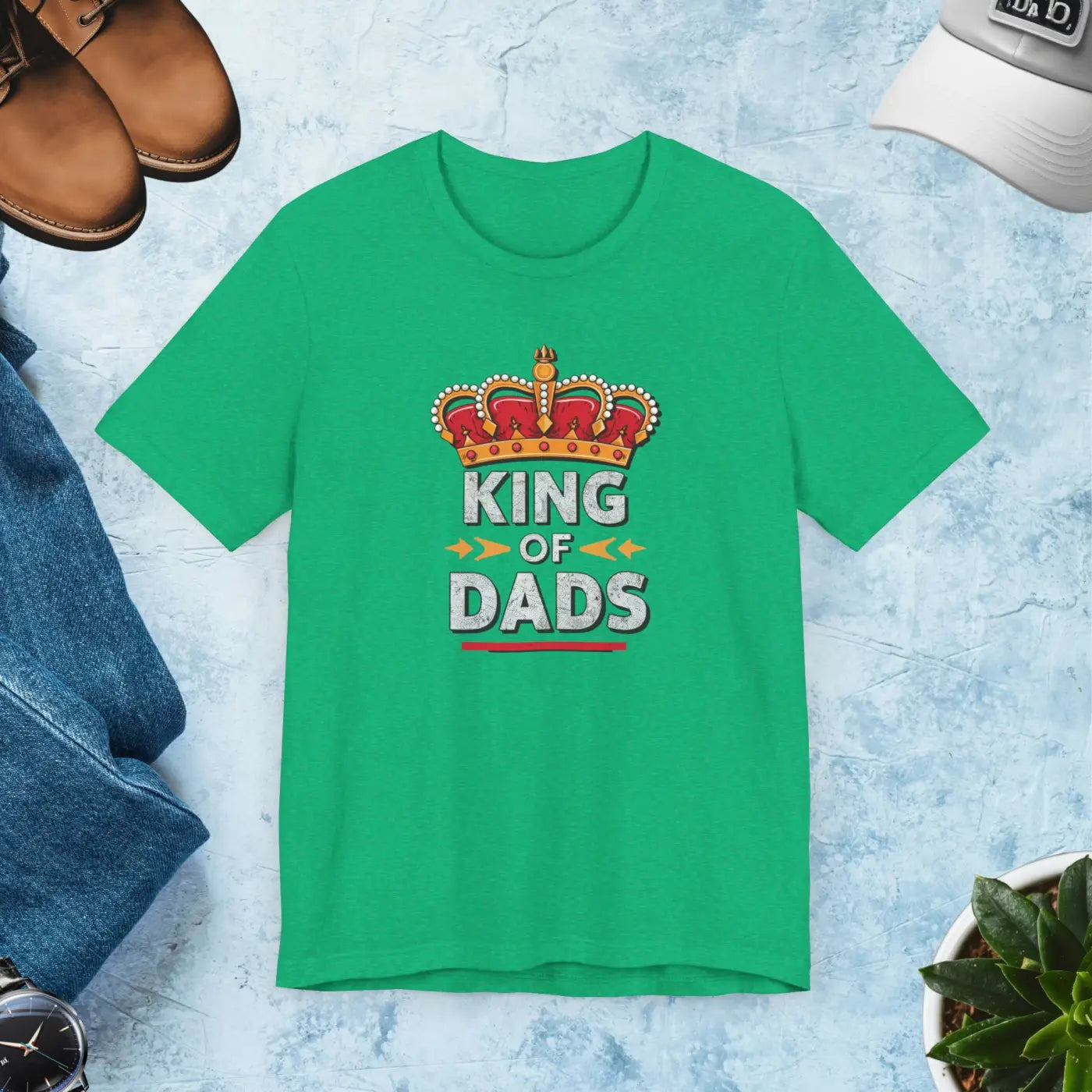 King of Dads Unisex Jersey Tee – Father’s Day - Dipaliz