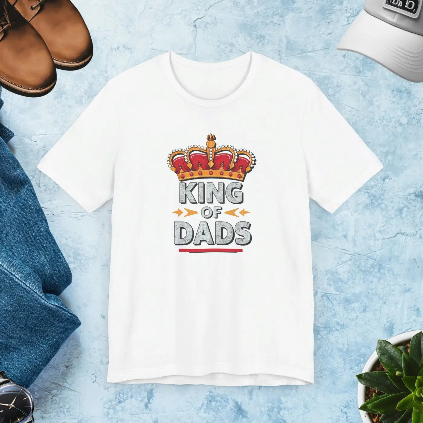 King of Dads Unisex Jersey Tee – Father’s Day - Dipaliz