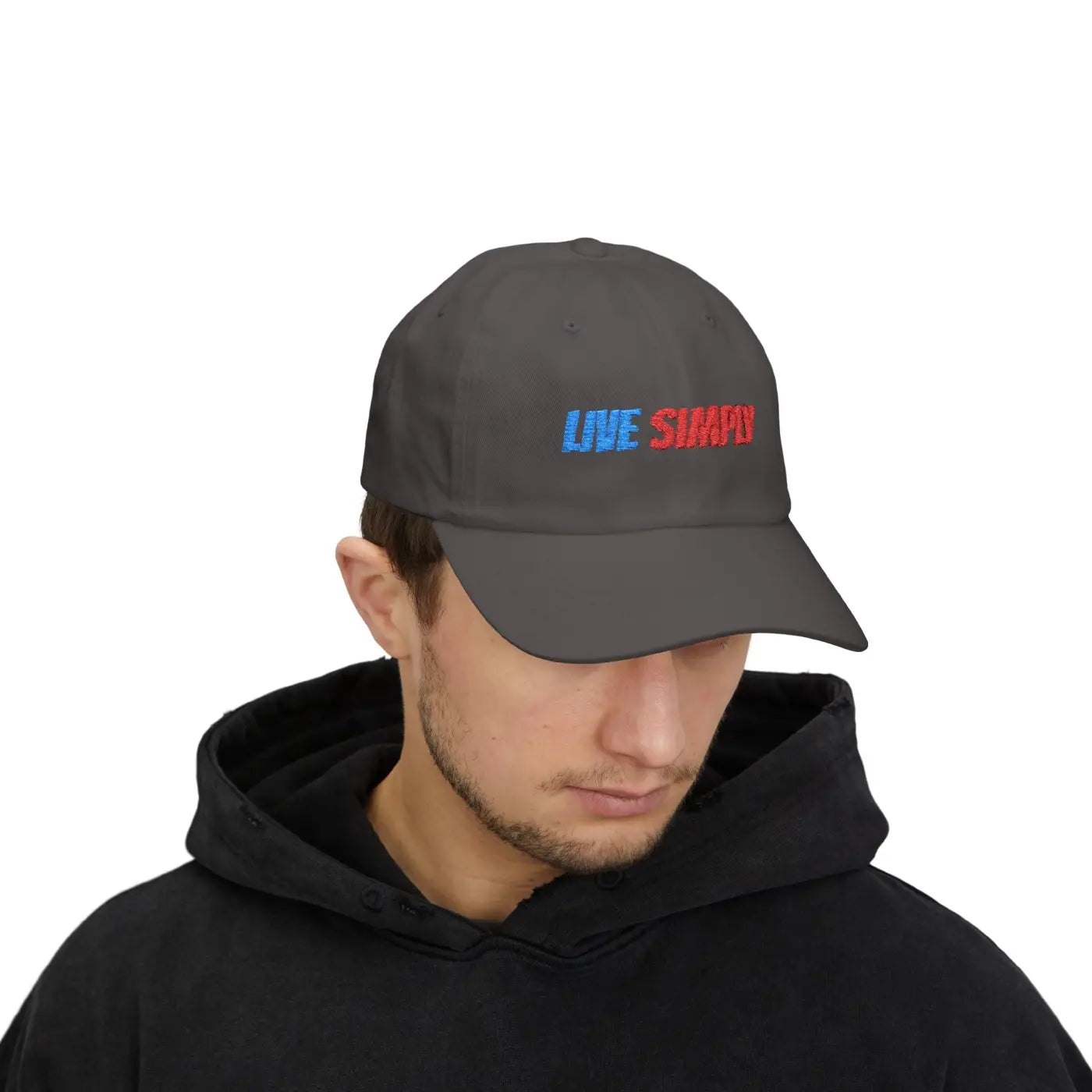 Live Simply Classic Dad Cap – Minimalist Style - Dipaliz