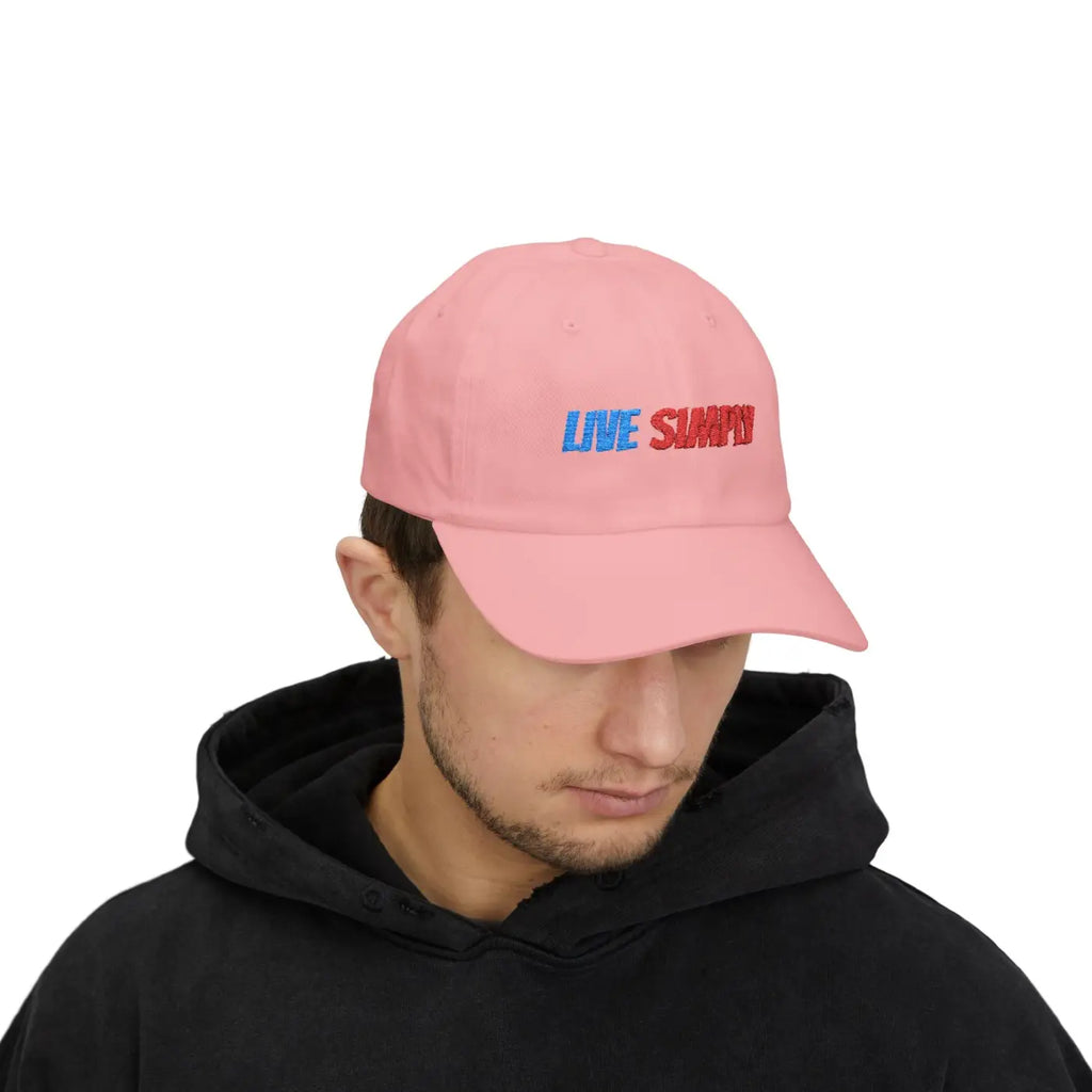 Live Simply Classic Dad Cap – Minimalist Style - Dipaliz