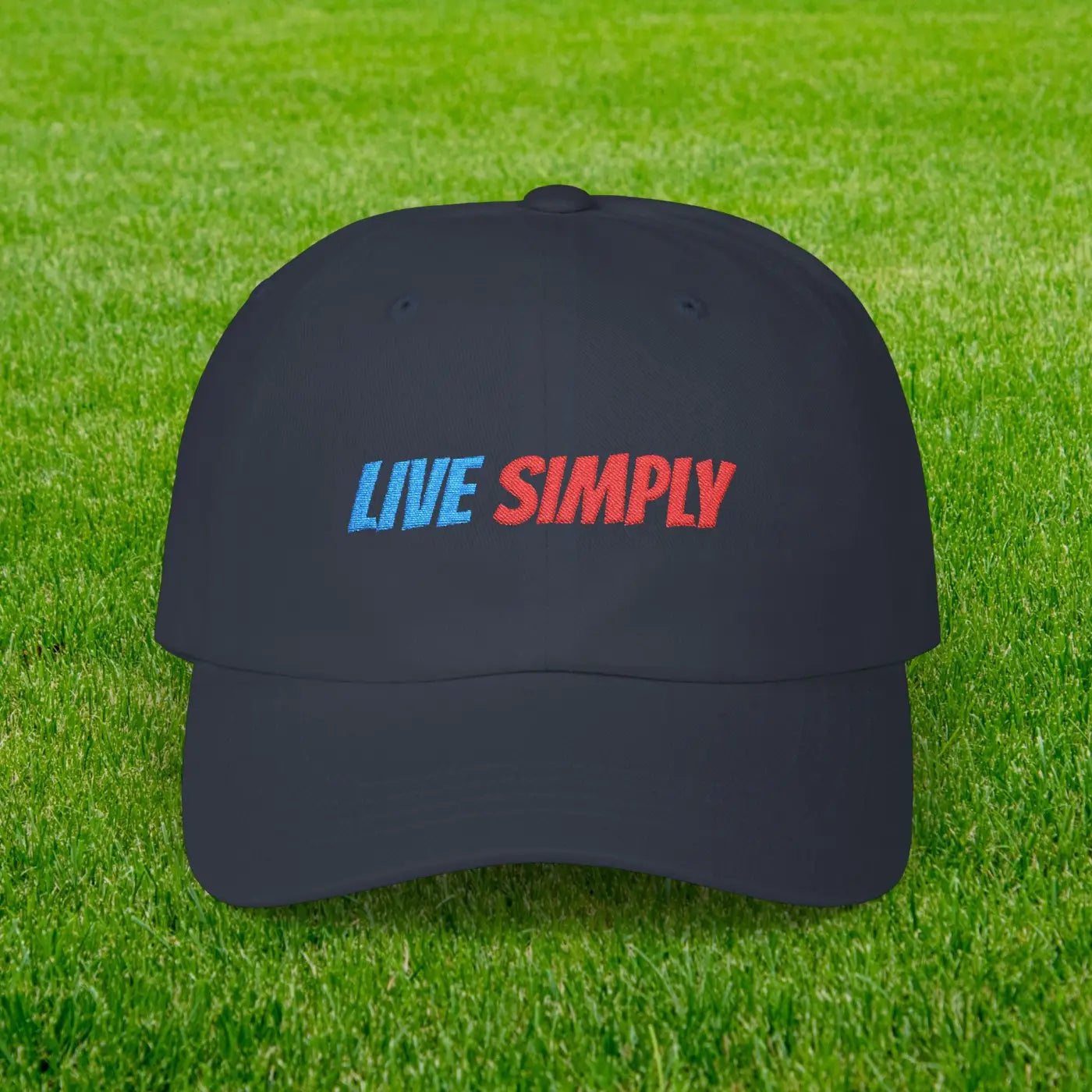 Live Simply Classic Dad Cap – Minimalist Style - Dipaliz