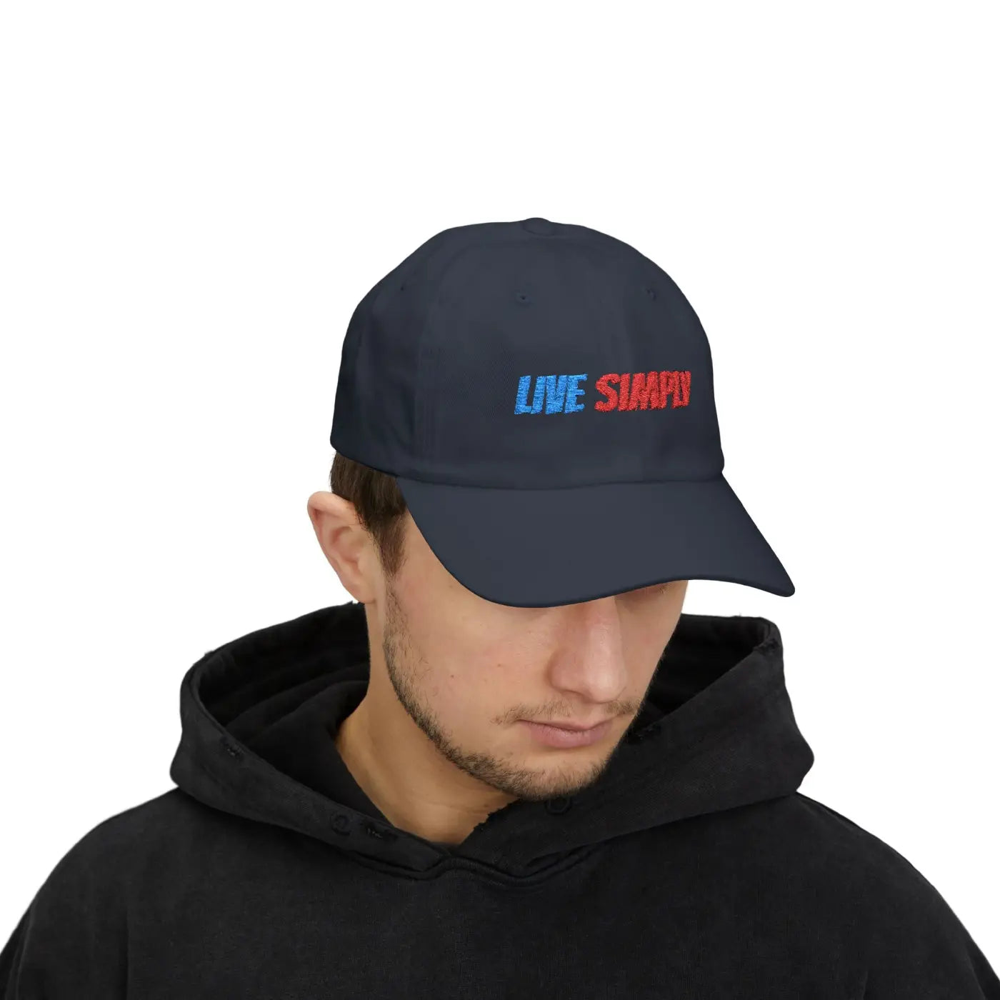 Live Simply Classic Dad Cap – Minimalist Style - Dipaliz
