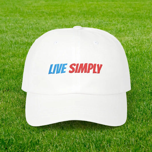 Live Simply Classic Dad Cap – Minimalist Style - Dipaliz