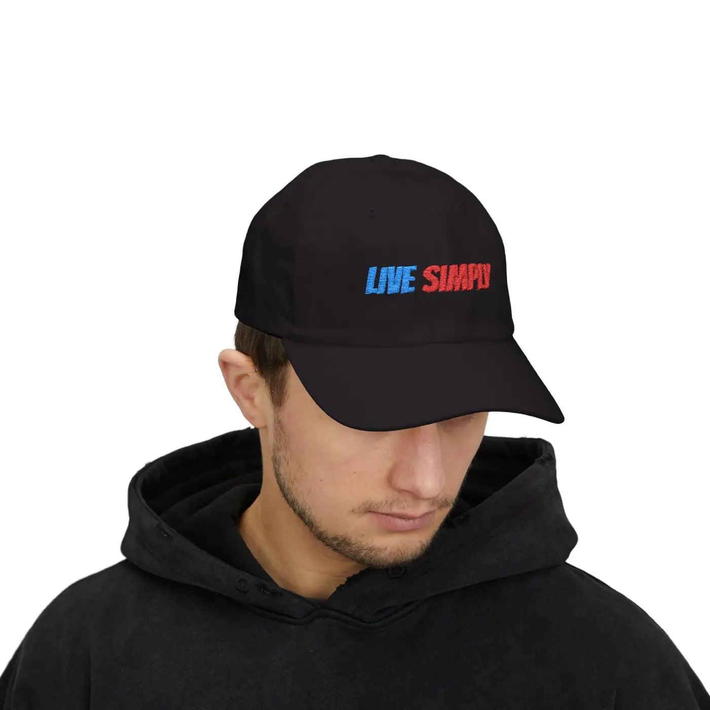Live Simply Classic Dad Cap – Minimalist Style - Dipaliz