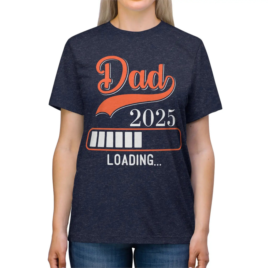 Unisex Triblend Tee – New Dad 2025 Loading - Dipaliz