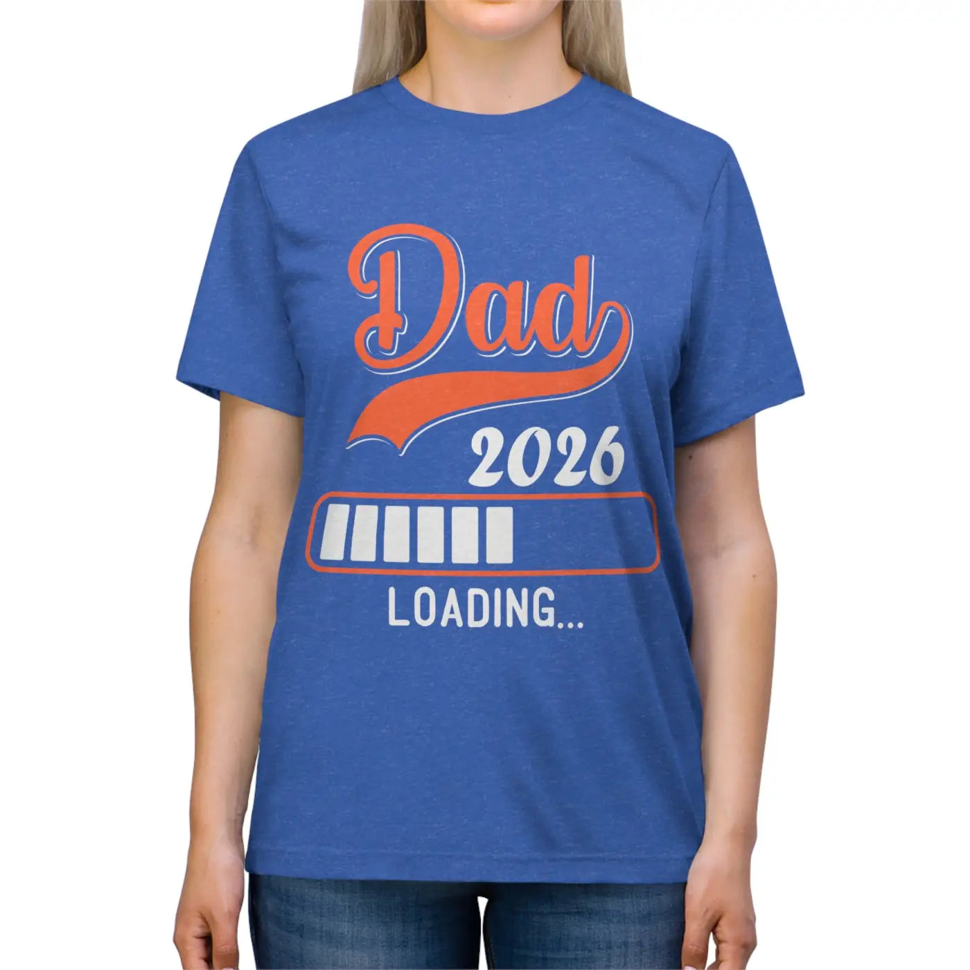 New Dad 2026 Unisex Triblend Tee – Ultimate Comfort - Dipaliz
