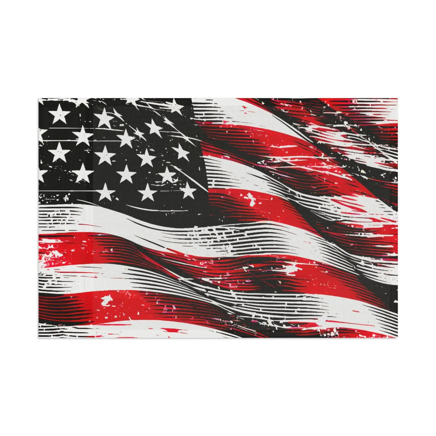 Flag Wall Art – Independence Day Home Decor - Dipaliz