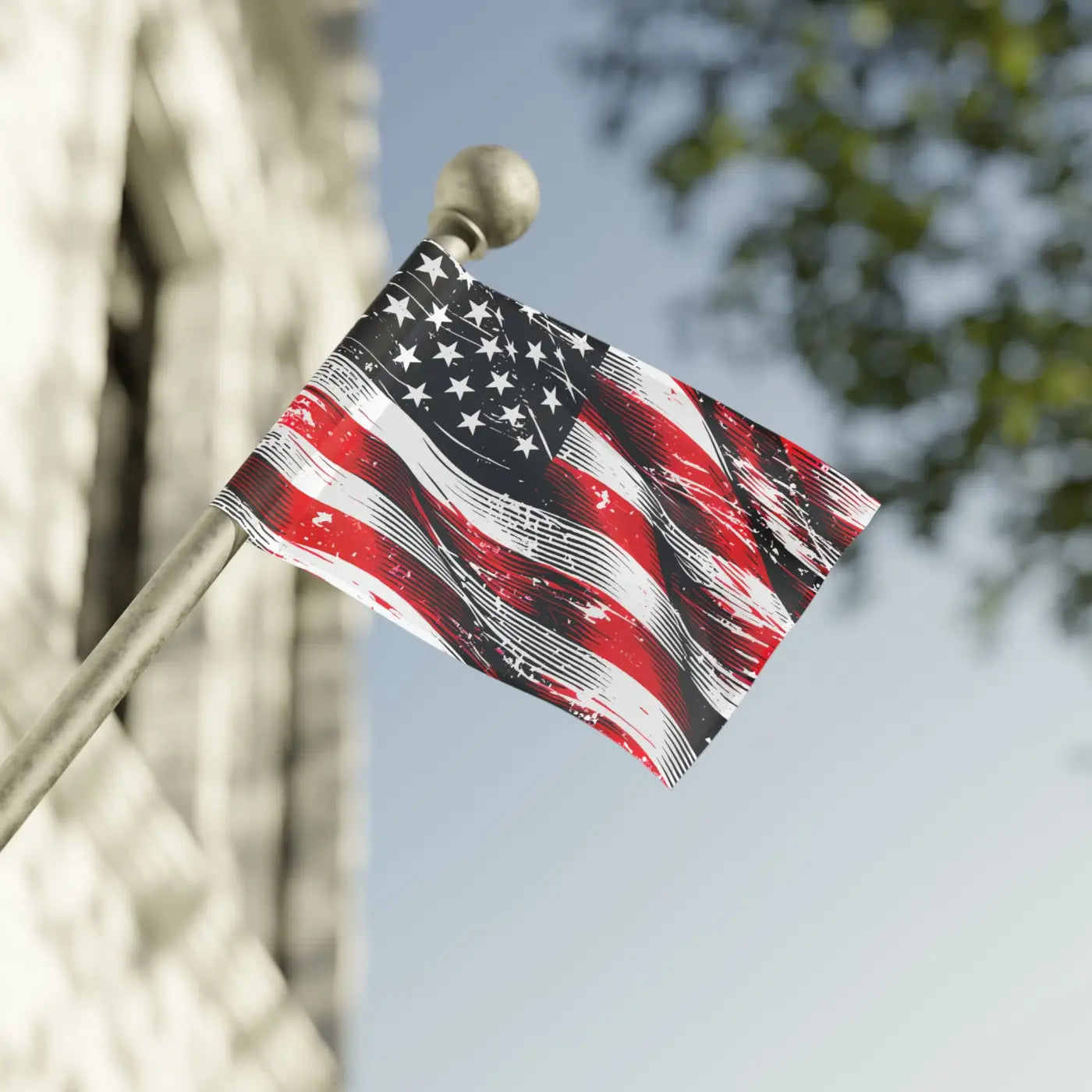 Flag Wall Art – Independence Day Home Decor - Dipaliz