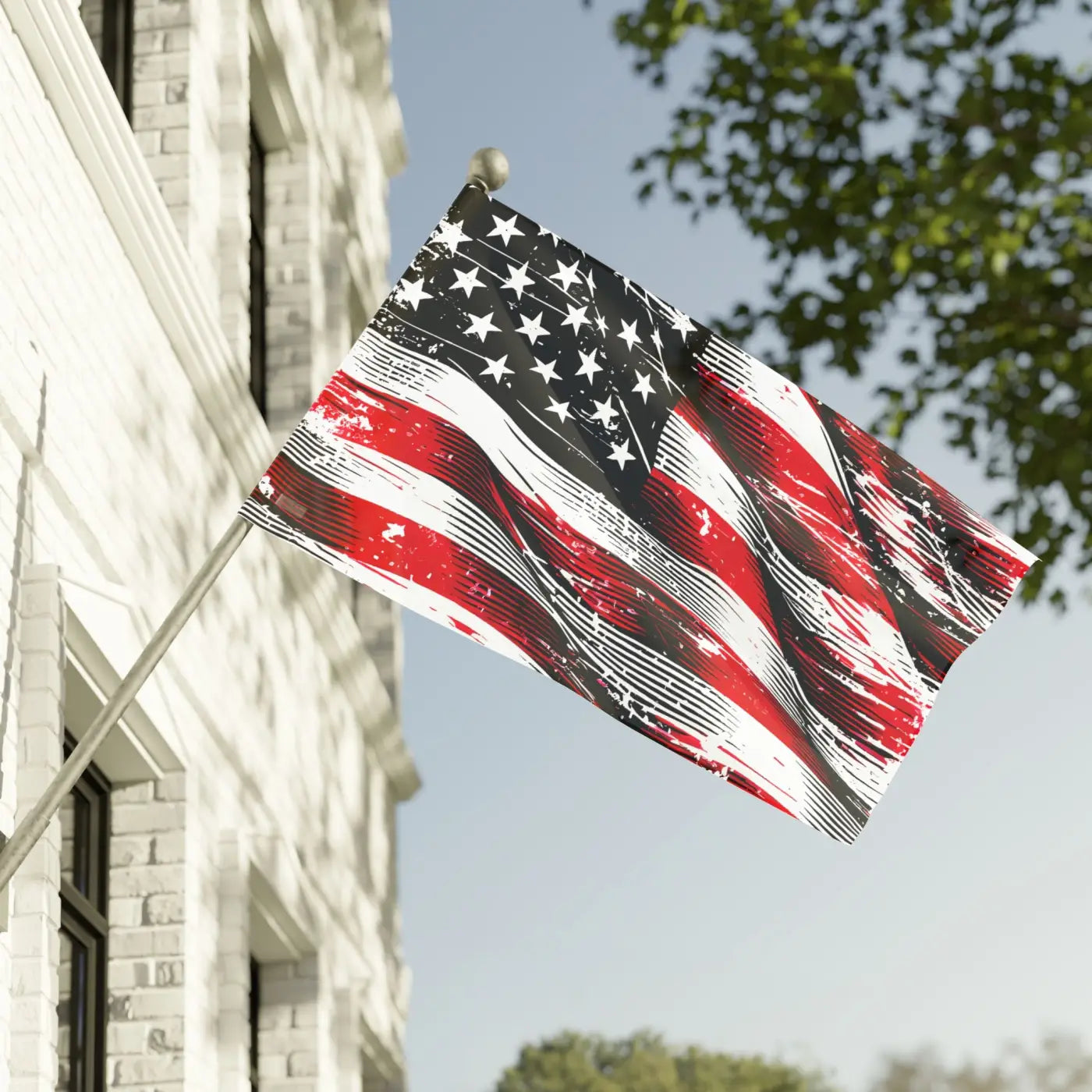 Flag Wall Art – Independence Day Home Decor - Dipaliz