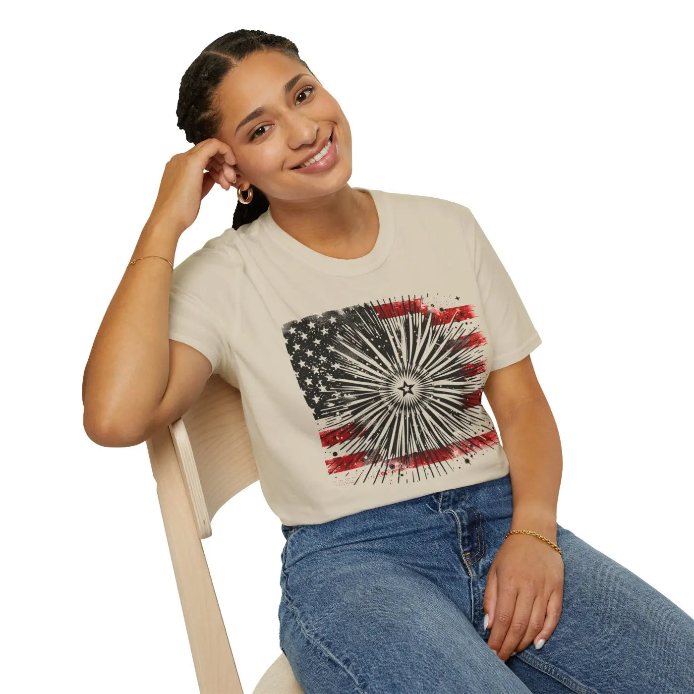 Usa Pride Tee – Patriotic Graphic Cotton - Dipaliz