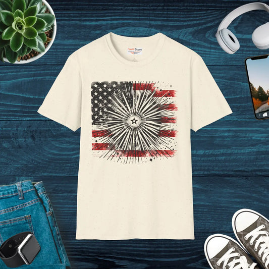 Usa Pride Tee – Patriotic Graphic Cotton - Dipaliz