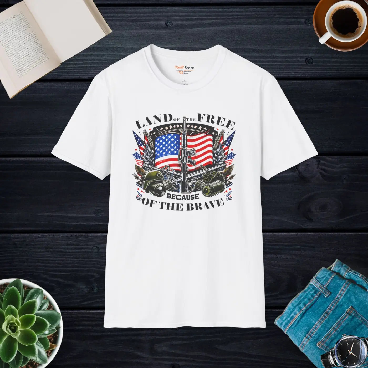 Independence Day T-shirt – Softstyle Cotton - Dipaliz