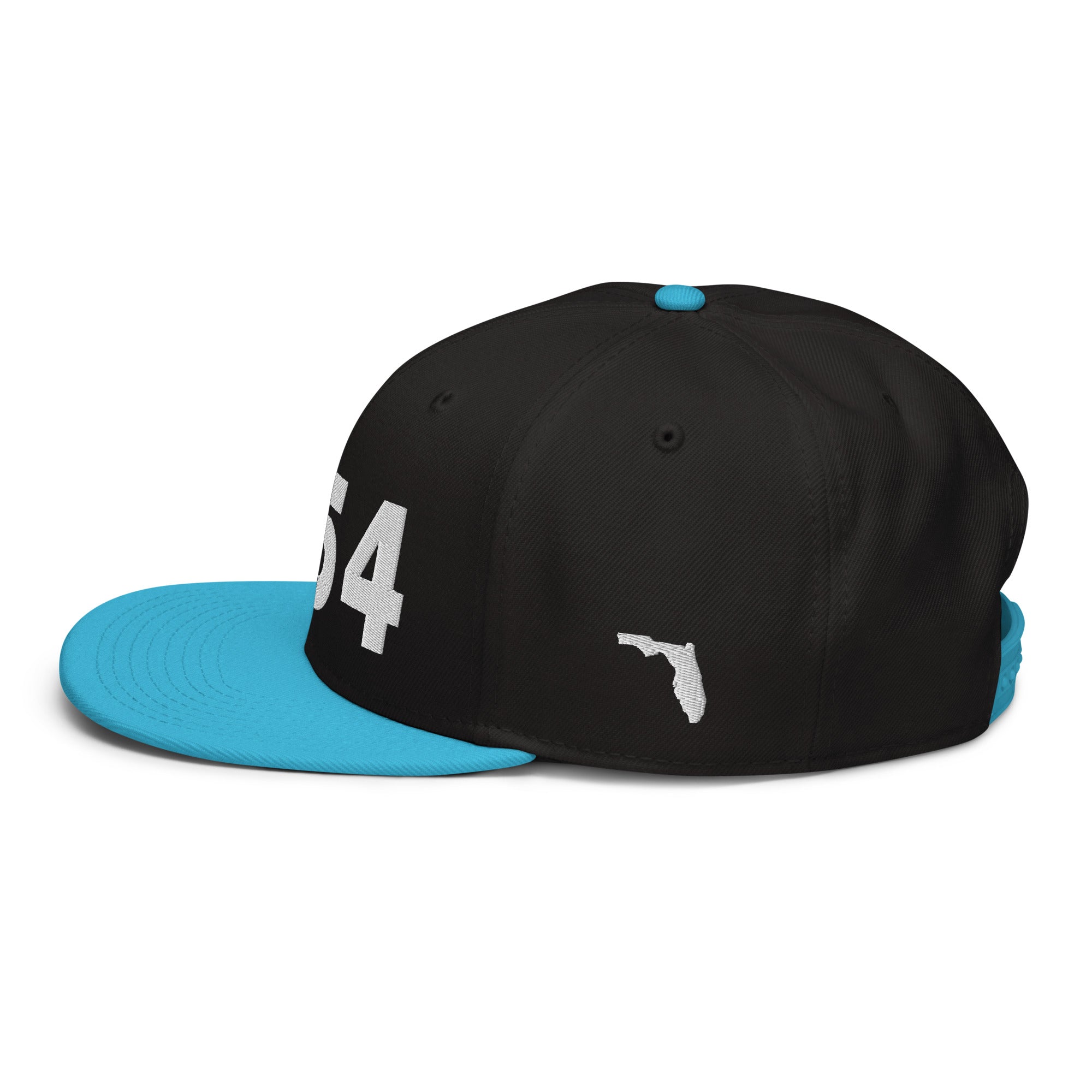 954 Area Code Snapback Hat