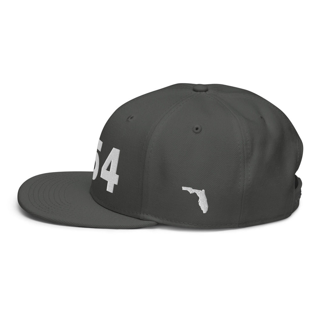954 Area Code Snapback Hat