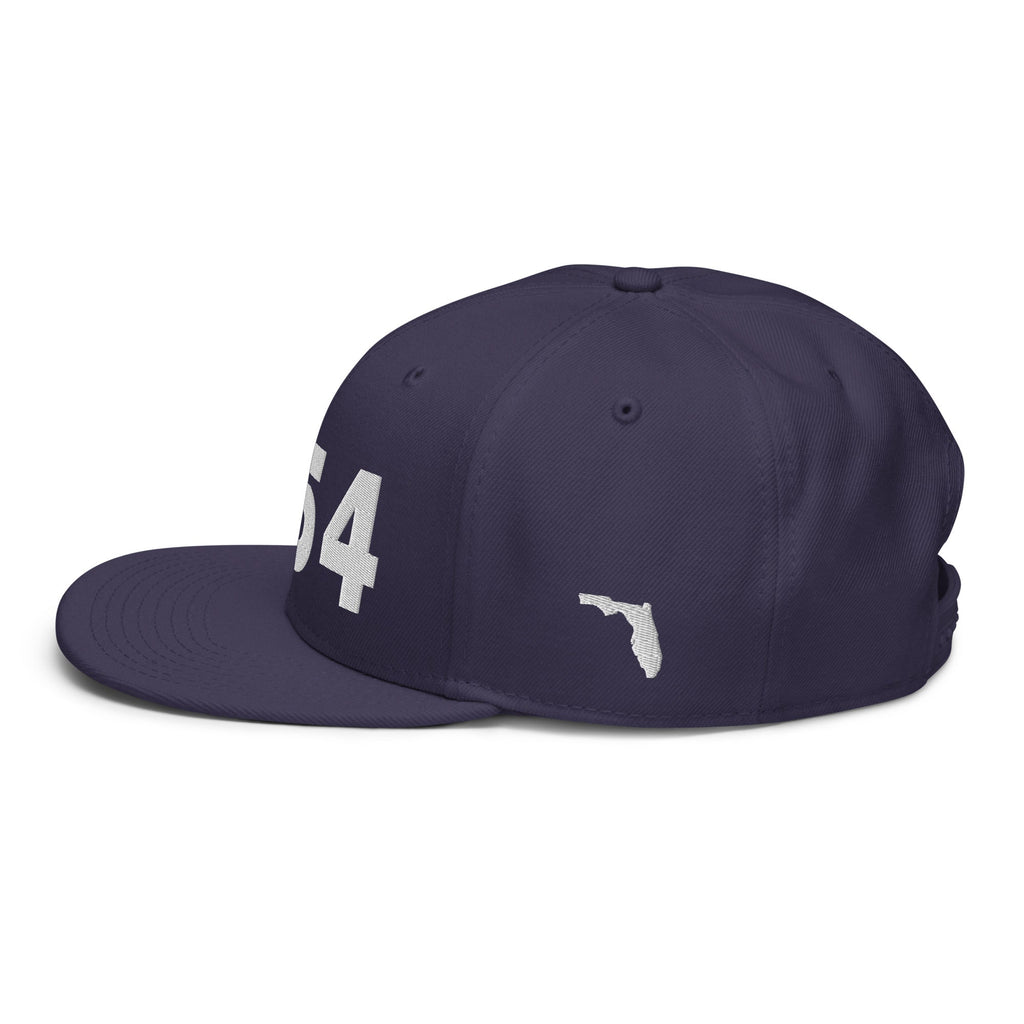 954 Area Code Snapback Hat