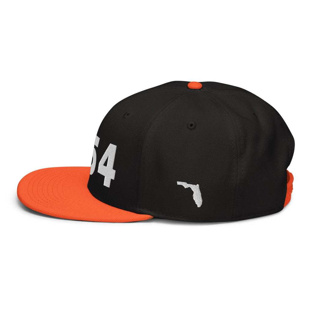 954 Area Code Snapback Hat