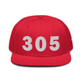 305 Area Code Snapback Hat
