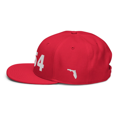954 Area Code Snapback Hat