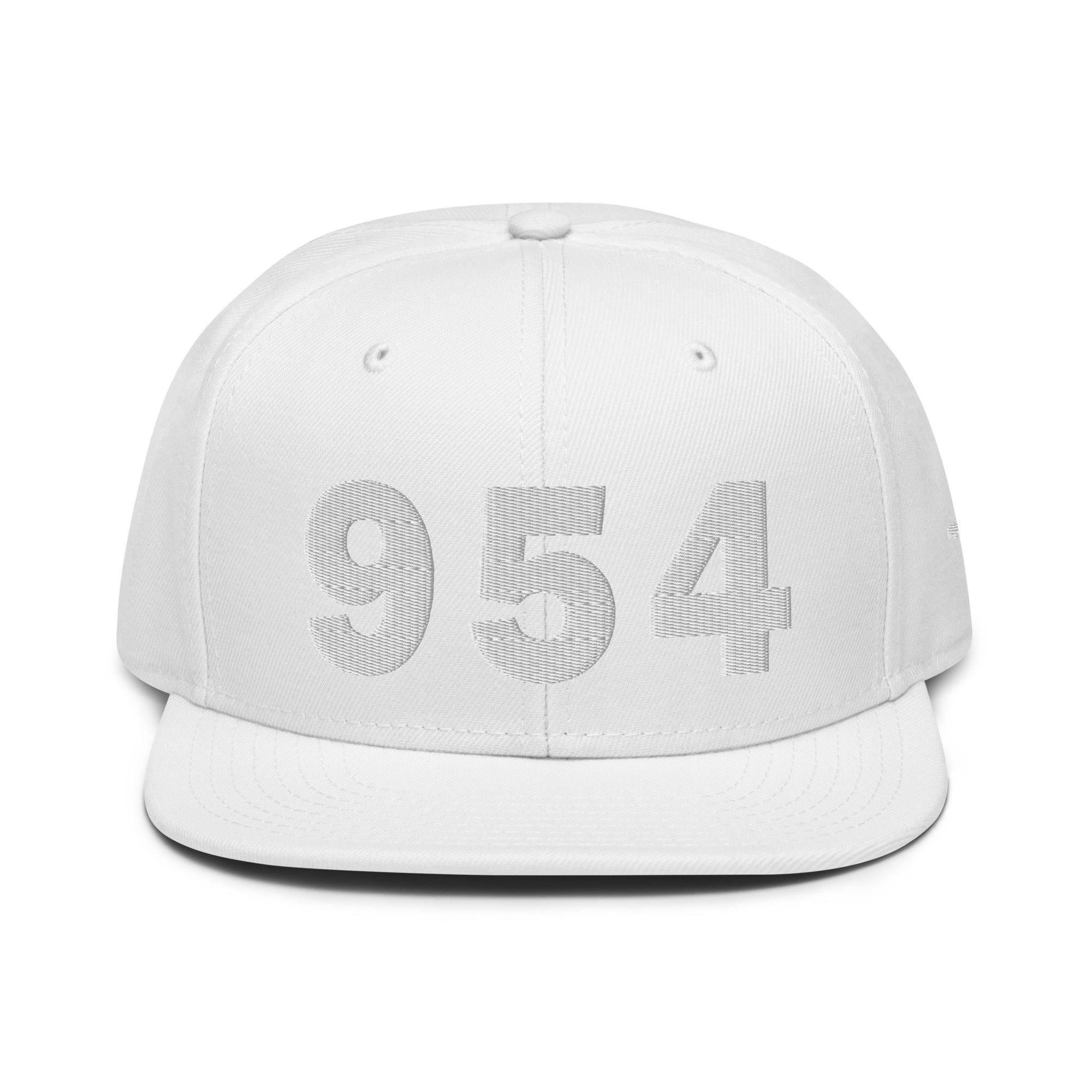 954 Area Code Snapback Hat