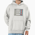Usa 250 Hoodie - Minimalist Print Unisex