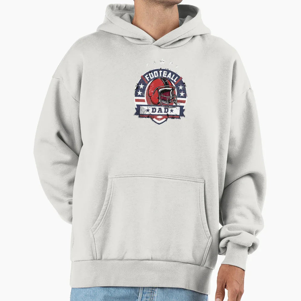 Football Dad Usa Hoodie - Trendy Graphic Unisex