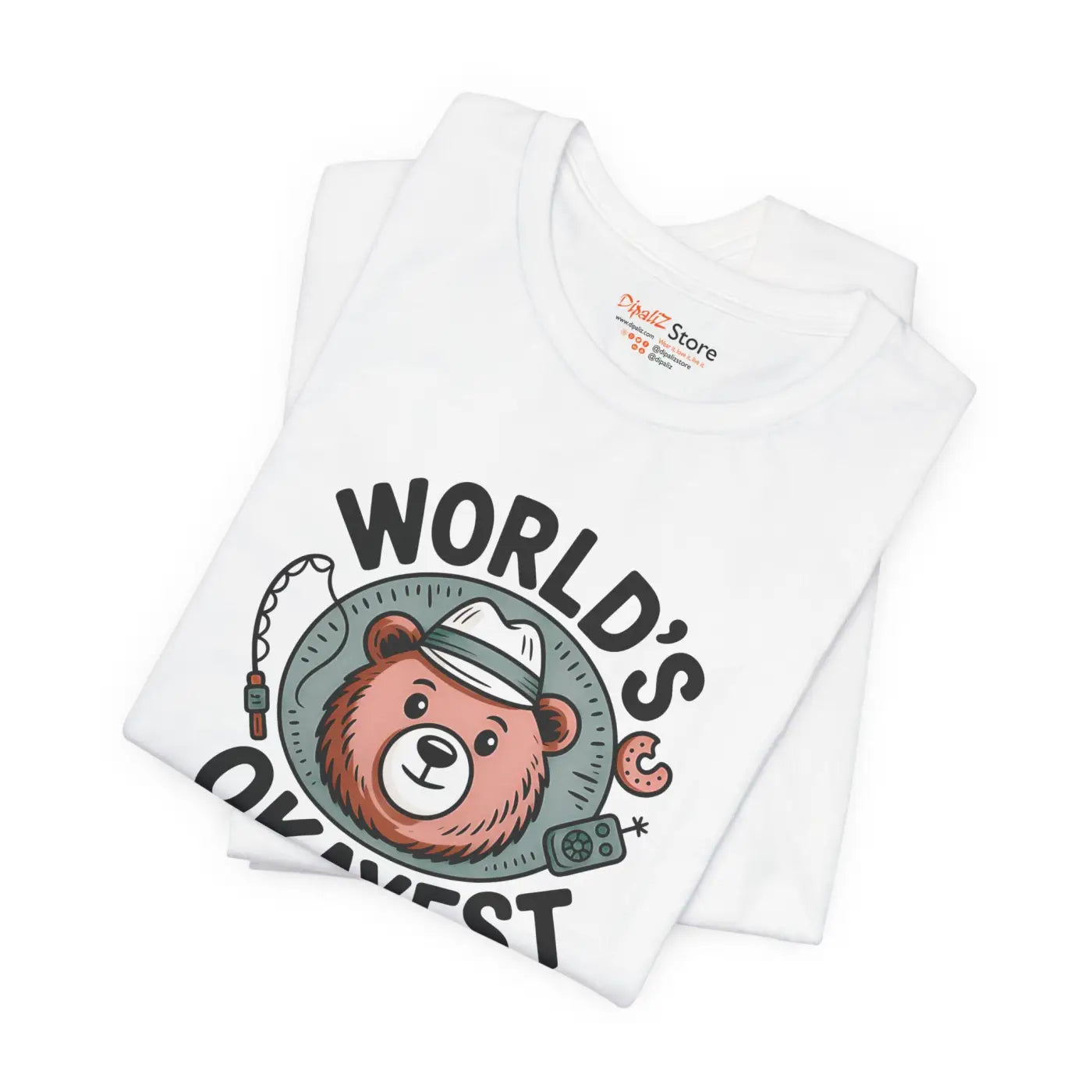 Okayest Dad Tee – Cotton Funny Dad Shirt - Dipaliz