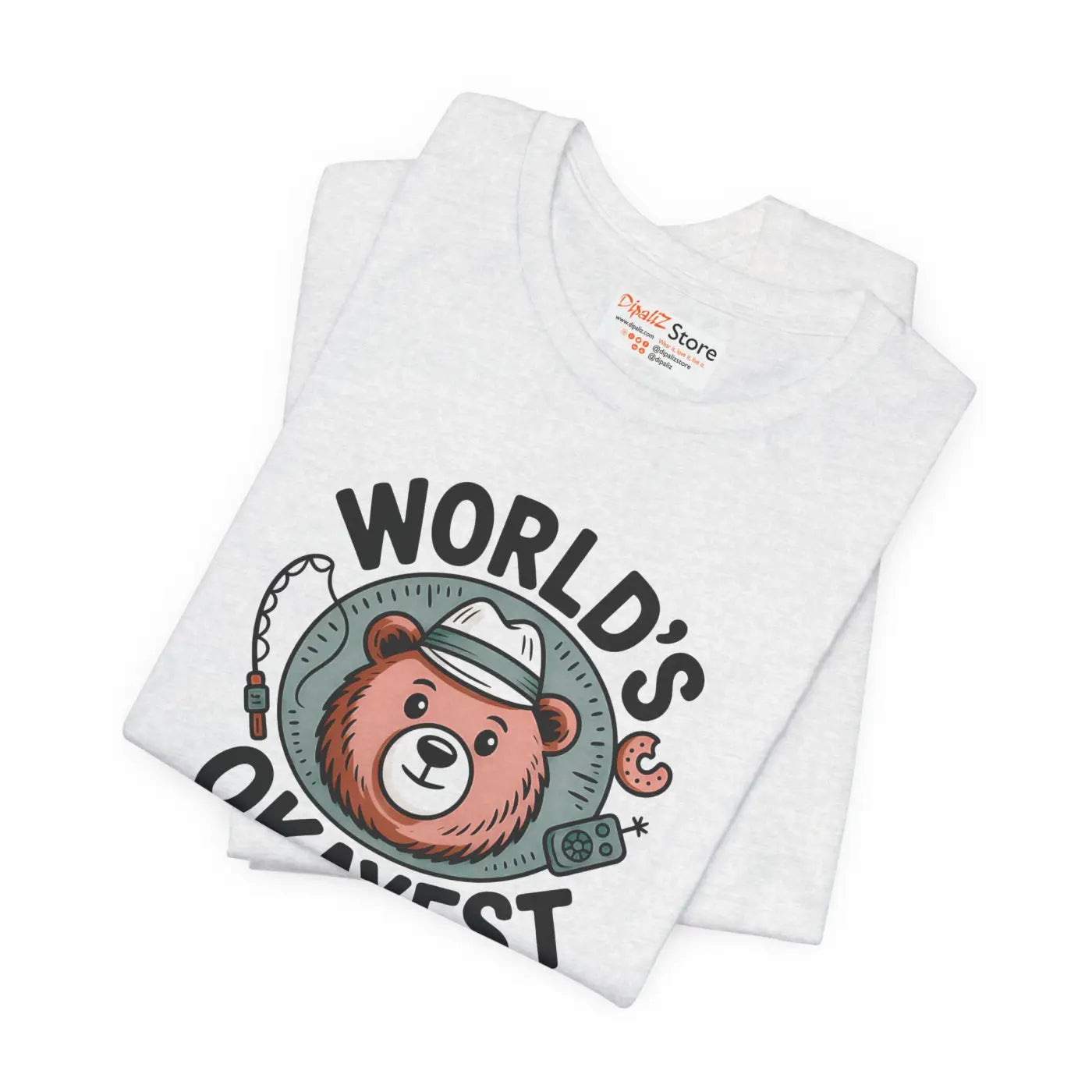 Okayest Dad Tee – Cotton Funny Dad Shirt - Dipaliz