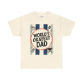 Okayest Dad Humorous Dad Shirt Cotton Tee - Dipaliz